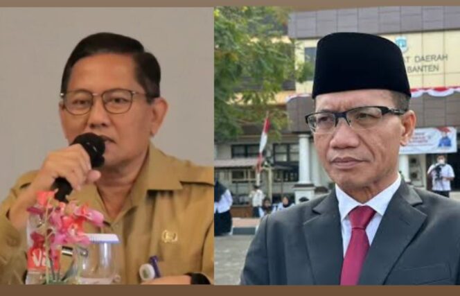 
 Sekretaris Daerah Kota Tangerang, Herman Suwarwan dan Kepala BKD Provinsi Banten, Nana Supiana memiliki Potensi diusulkan sebagai Pj. Wali Kota Tangerang. Foto: Ist