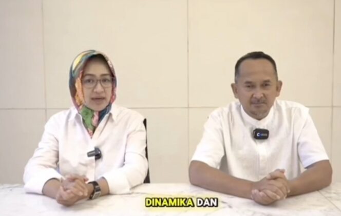 
 Pasangan Calon Gubernur Banten Nomor Urut 01, Airin Rachmi Diany-Ade Sumardi. Foto: Tangkapan Layar