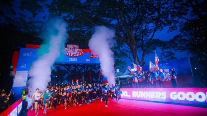 
 4.200 Peserta Ikuti Run for Humanity Kota Tangsel. Foto: ist