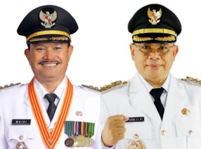 
 Wali Kota Madiun, Maidi dan Bupati Pati Sudewo yang terjaring OTT KPK. Foto: ist