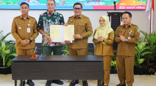 Wakil Wali Kota Tangerang Maryono saat membuka Koordinasi Lintas Sektor dalam Upaya Pencegahan dan Pengendalian Penyakit (P2P) yang digelar Dinas Kesehatan Kota Tangerang, di Hotel Howard Johnson Cikokol. Foto: Ist
