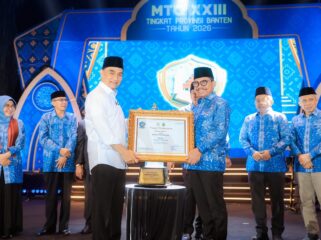 Kafilah Kota Tangerang berhasil menorehkan prestasi membanggakan dengan melonjak naik ke peringkat Juara 2 (dua), Foto: Ist
