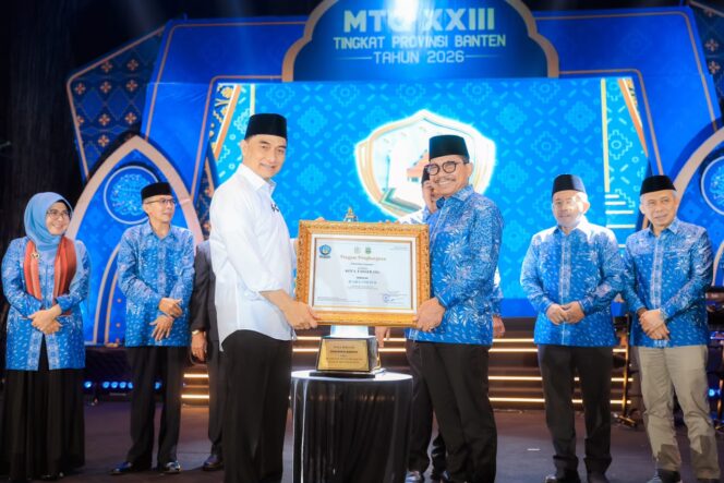 
 Kafilah Kota Tangerang berhasil menorehkan prestasi membanggakan dengan melonjak naik ke peringkat Juara 2 (dua), Foto: Ist