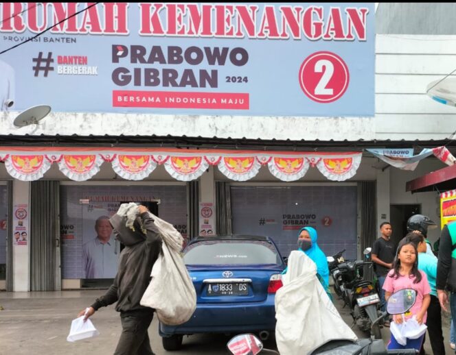 
 Jum'at Berkah Rumah Kemenangan Prabowo-Gibran Provinsi Banten. Foto: TangerangPos 