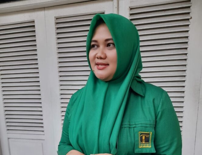 
 Calon Legislatif (Caleg) DPRD Kota Tangerang daerah pemilihan (dapil) 2 asal PPP, Rahmi Rizfa Al-Fairuz. Foto: M.Rendi S/Bule