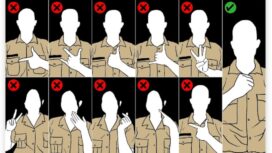 Daftar pose foto yang dilarang bagi ASN. Gambar: ist