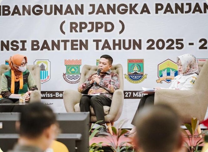 
 Ketua DPRD Provinsi Banten Andra Soni saat menjadi salasatu narasumber RPJPD Provinsi Banten 2025-2045. Foto: ist