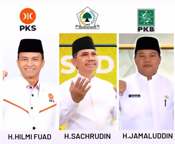 
 Tiga Kandidat Bakal Calon Wali Kota Tangerang yang berpeluang melenggang Maju Pilkada Kota Tangerang. Foto: ist