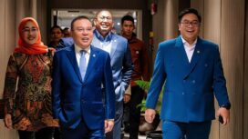Wakil Ketua DPR RI Sufmi Dasco Ahmad bersama Anggota DPR-RI, Kawendra Lukistian. Foto: ist