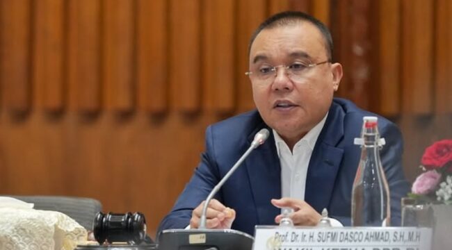 Wakil Ketua DPR RI, Prof. Dr. Ir. H. Sufmi Dasco Ahmad,SH.,MH. Foto: Ist 
