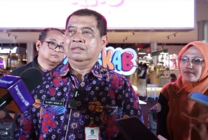 Kepala Bapenda Kabupaten Tangerang, Slamet Budhi Mulyanto Usai menghadiri Pembukaan 'TangKab Moment'. Foto: ist