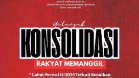 JPMI Banten hari ini gelar Konsolidasi Rakyat Tuntut Cabut Perwal 14/2025 terkait kenaikan 22 Persen  tunjangan rumah DPRD Kota Tangerang. Foto: JPMI
