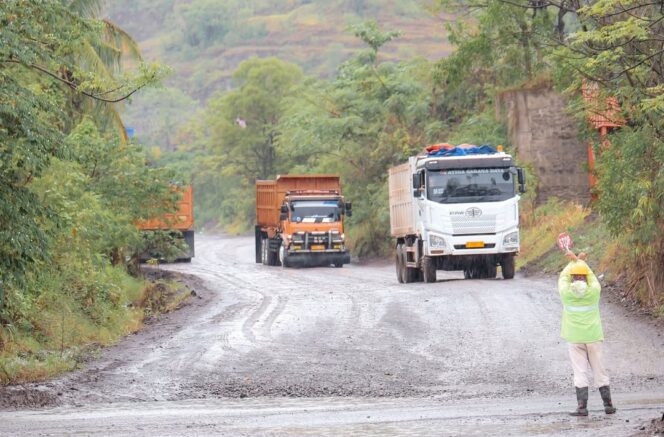
 Penampakan Truk Tambang. Foto: ist