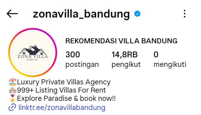 
 Penipuan Travel oleh akun Instagram @zonavilla_bandung atau @Rekomendasi Villa Bandung yang telah menelan banyak korban.