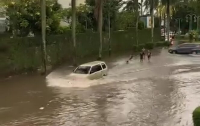 
 Sejumlah Kawasan Permukiman di Wilayah Kota Tangsel Terendam Banjir. Foto: ist