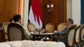 Presiden Prabowo Subianto saat Menerima Wakil Ketua DPR RI, Sufmi Dasco Ahmad di Istana Merdeka. Foto: ist