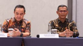 Kepala Dinas Lingkungan Hidup dan Kehutanan (DLHK) Provinsi Banten Wawan Gunawan saat menghadiri acara diskusi Sustainable Aglo City Summit 2026 di Haris Hotel, Gading Serpong, Kabupaten Tangerang. Foto: ist