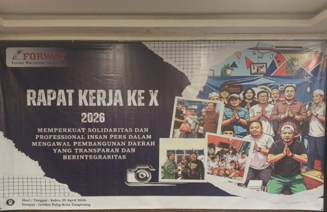 
 Rapat Kerja Ke-X Forum Wartawan Tangerang (FORWAT). Foto: Ist