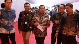 Sekretaris Daerah (Sekda) Kota Tangerang, H. Herman Suwarman saat menghadiri Rapat Umum Pemegang Saham Tahunan (RUPS) Tahun Buku 2025 PT Bank Pembangunan Daerah Jawa Barat dan Banten Tbk yang digelar di Gedung Pakuan, Bandung. Foto: ist