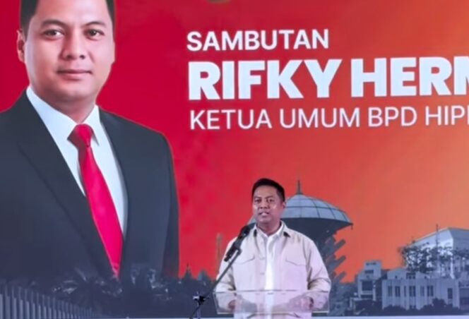 
 Ketua Umum BPD HIPMI Banten, Rifky Hermiansyah. Foro: ist