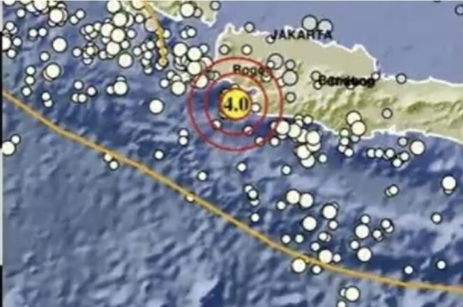 
 Gempa Bayah, Banten, Jumat (15/5/2026). Foto: BMKG