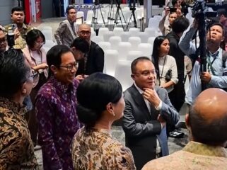 Wakil Ketua DPR RI, Sufmi Dasco Ahmad saat Kunjungi Bursa Efek Indonesia (BEI) di Jakarta. Foto: ist 