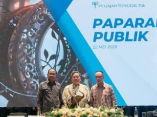 Paparan Publik Rapat Umum Pemegang Saham Tahunan (RUPST) PT Gajah Tunggal Tbk (GJTL). Foto: ist