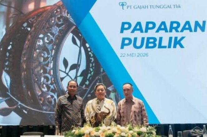 
 Paparan Publik Rapat Umum Pemegang Saham Tahunan (RUPST) PT Gajah Tunggal Tbk (GJTL). Foto: ist