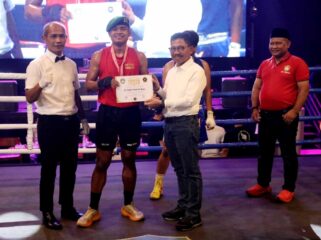 Wali Kota Tangerang Sachrudin saat membuka Youth Combat Championship Volume I. Foto: ist
