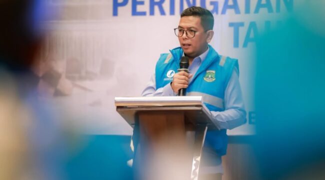 Gubernur Banten sekaligus Ketua Dewan Sumber Daya Air Provinsi Banten, Andra Soni. Foto: Awal Rijal 