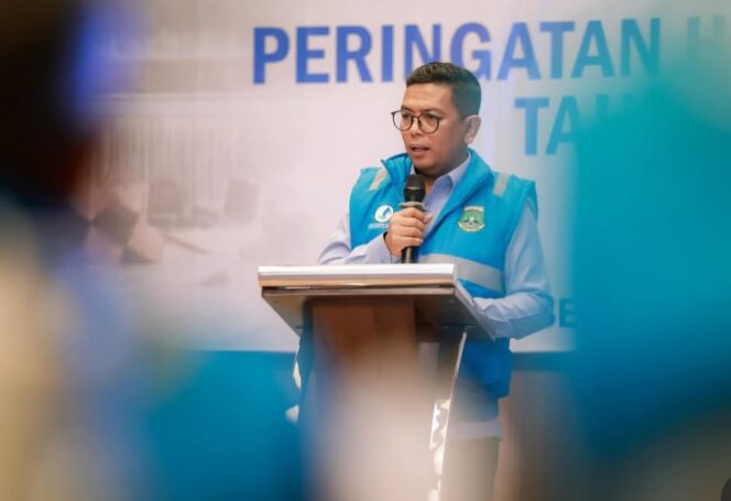 
 Gubernur Banten sekaligus Ketua Dewan Sumber Daya Air Provinsi Banten, Andra Soni. Foto: Awal Rijal 