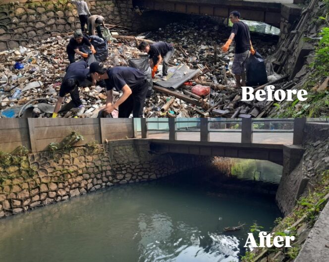 
 Edukasi Komunikasi Perubahan Perilaku Banksasuci Tumbuhkan Kesadaran Kolektif Warga Pilah Sampah dari Rumah dan Terlibat Aktif Bersihkan Kali. Foto: TangerangPos 