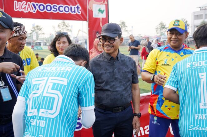 
 Wali Kota Tangerang H. Sachrudin saat menutup Liga Yooscout Regional Kota Tangerang Tahun 2026 di Stadion Nambo Karawaci Kota Tangerang. Foto: Ist