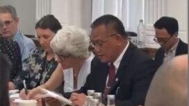 Menteri Lingkungan Hidup/Kepala BPLH Moh.Jumhur Hidayat saat memimpin Delegasi RI dalam menyatakan posisi resmi pemerintah terkait tata kelola pasar keanekaragaman hayati internasional. Menjadi pembicara dalam forum tingkat tinggi 