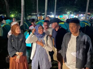 Sekretaris Daerah Provinsi Banten Deden Apriandhi Hartawan saat melihat kunjungi Festival Exciting Banten 2026. Foto: ist