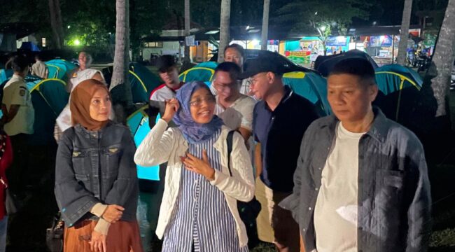 Sekretaris Daerah Provinsi Banten Deden Apriandhi Hartawan saat melihat kunjungi Festival Exciting Banten 2026. Foto: ist