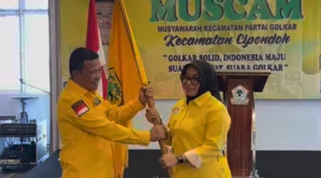 Ika Lestari Terpilih Sebagai Ketua PK Partai Golkar Kecamatan Cipondoh. Foto: Ist