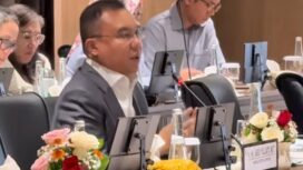 Wakil Ketua DPR RI Sufmi Dasco Ahmad saat Memimpin Rapat Koordinasi Pembahasan Rancangan Peraturan Presiden (Perpres) Terkait Ojek Online (Ojol) di Gedung Nusantara III Senayan, Jakarta. Foto: Ist