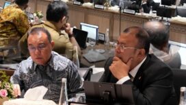 Wakil Ketua DPR RI Sufmi Dasco Ahmad saat memimpin langsung rapat kordinasi bersama pemerintah terkait pembahasan finalisasi peraturan presiden tentang ekosistem transportasi online atau ojol. Foto: Tangkapan Layar @sufmi_dasco