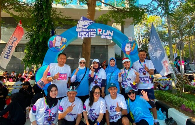 
 PT Bank Pembangunan Daerah Banten (Perseroda) Tbk atau Bank Banten melalui Kantor Cabang (KC) Makassar turut bersinergi dengan Bank Indonesia Provinsi Sulawesi Selatan dalam kegiatan Porsebank Run 10K dan Fun Walk 3K. Foto: Ist