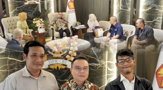 Wakil Ketua DPR RI Sufmi Dasco Ahmad saat menerima aspirasi Serikat Buruh PT Pos Indonesia. Foto: Ist