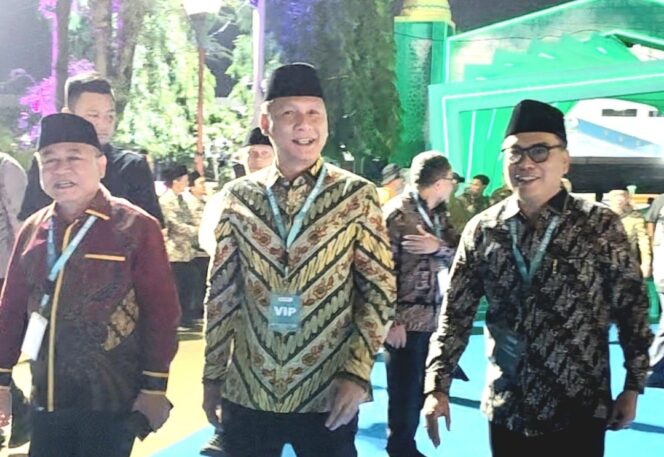 
 Sekretaris Daerah Provinsi Banten Deden Apriandhi Hartawan saat menghadiri Penutupan MTQ Nasional XXXI Tahun 2026 di Kota Semarang, Jawa Tengah. Foto: Ist