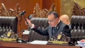 Wakil Ketua DPR RI Sufmi Dasco Ahmad saat mengesahkan RUU Pengaturan Reforma Agraria Menjadi Undang-undang. Foto: Ist