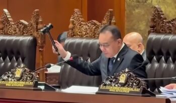Wakil Ketua DPR RI Sufmi Dasco Ahmad saat mengesahkan RUU Pengaturan Reforma Agraria Menjadi Undang-undang. Foto: Ist