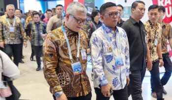 Gubernur Banten Andra Soni usai menghadiri pembukaan Festival Ekonomi Keuangan Digital Indonesia (FEKDI) dan Indonesia Fintech Summit & Expo (IFSE) di Jakarta International Convention Center (JICC), Jakarta. Foto: Ist