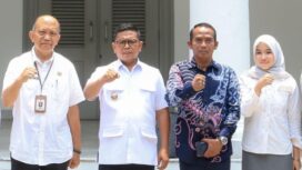 Gubernur Banten Andra Soni usai menerima Audiensi Gyokai Indonesia Kompeten. Foto: Ist