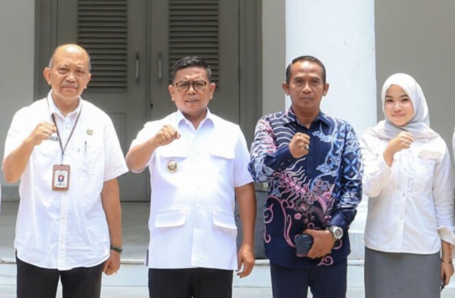 
 Gubernur Banten Andra Soni usai menerima Audiensi Gyokai Indonesia Kompeten. Foto: Ist