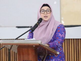 Wakil Bupati Tangerang, Intan Nurul Hikmah Saat membuka Jambore Ajang Kreativitas Pusat Informasi dan Konseling Remaja (PIK-R) se-Kabupaten Tangerang Tahun 2026 yang dilaksanakan di Aula Gedung Diklat Kitri Bhakti Curug. Foto: Ist