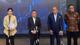 Wakil Ketua DPR RI Sufmi Dasco Ahmad saat Kunjungi Gedung Bursa Efek Indonesia. Foto: Ist