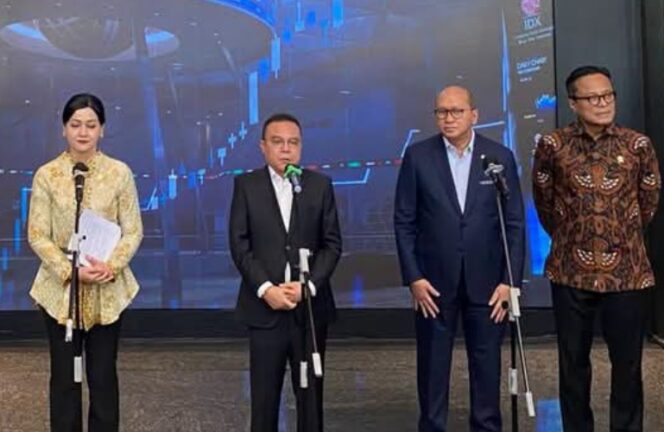 
 Wakil Ketua DPR RI Sufmi Dasco Ahmad saat Kunjungi Gedung Bursa Efek Indonesia. Foto: Ist